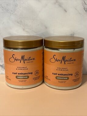 Shea Moisture Coconut & Hibiscus Curl Enhancing Smoothie-Lot of 2